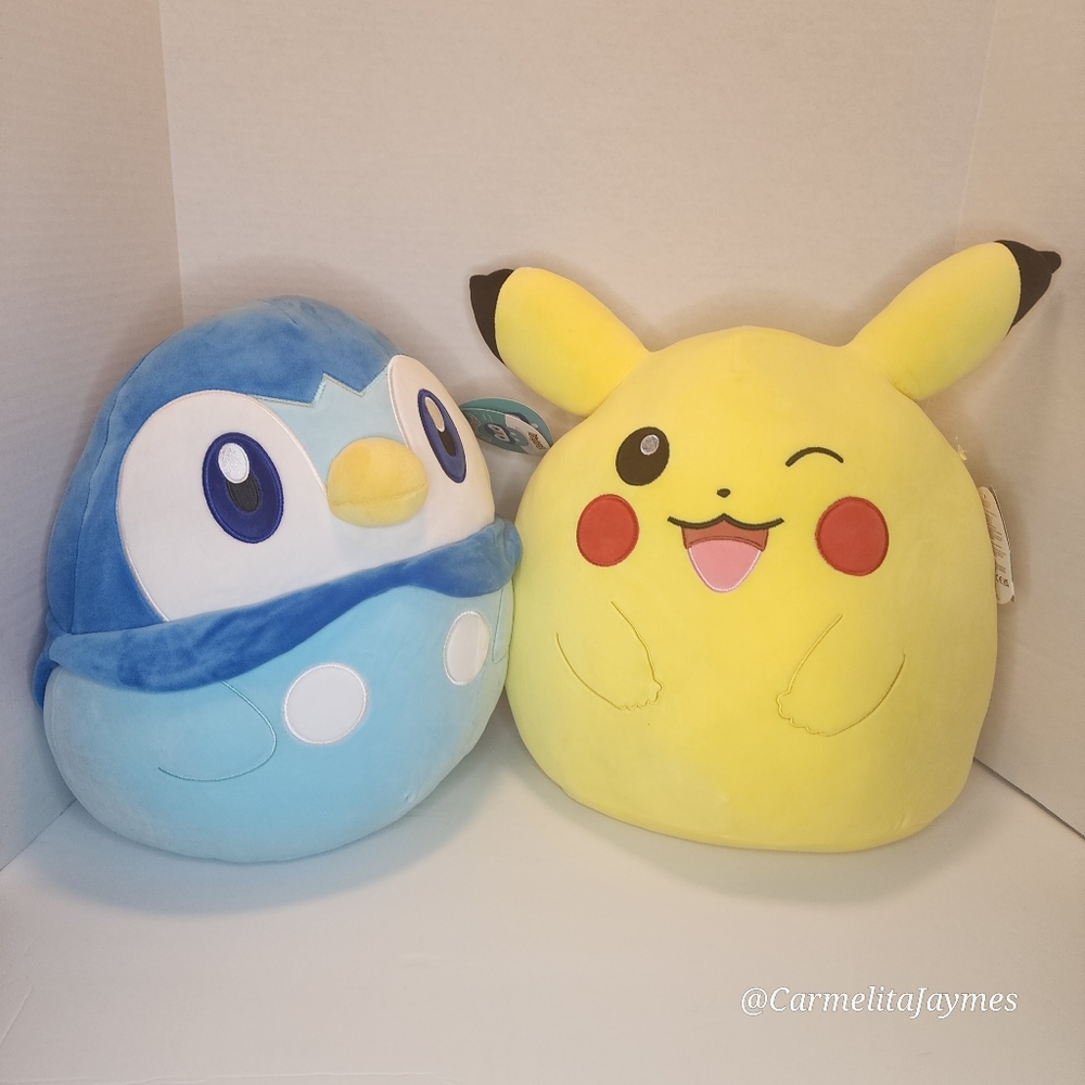 PIKACHU & PIPLUP BUNDLE 😉 Pokémon X Original Squishmallow